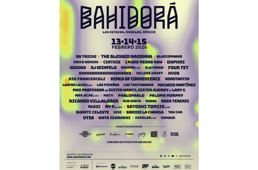 Bahidorá 2026 festival cartel artistas boletos transporte y hospedaje CDMX Las Estacas Morelos