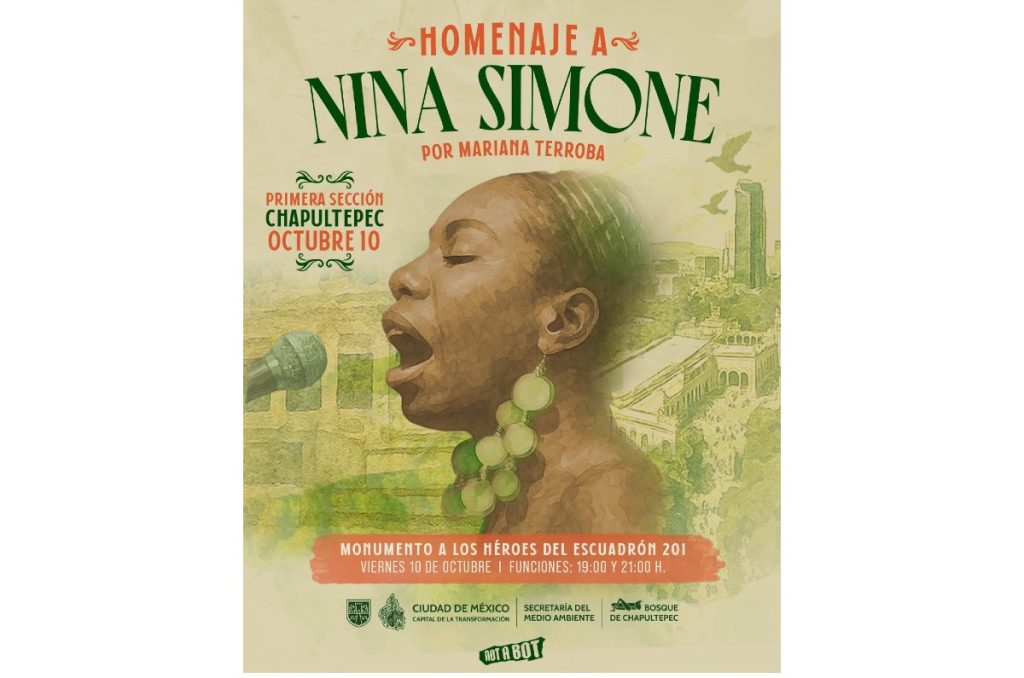 Bosque de Chapultepec concierto jazz al aire libre tributo Nina Simone CDMX