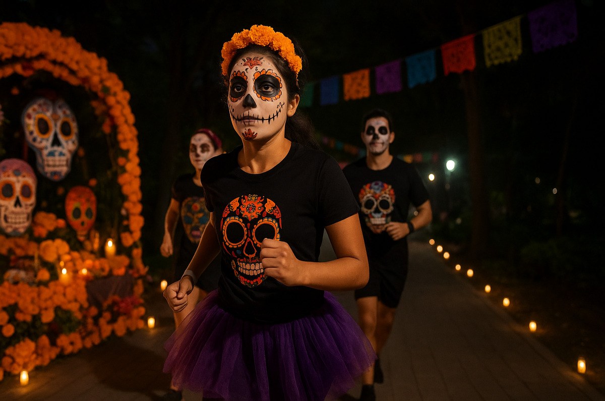 Miquiztli 2025: una carrera nocturna para celebra Día de Muertos en Xochimilco