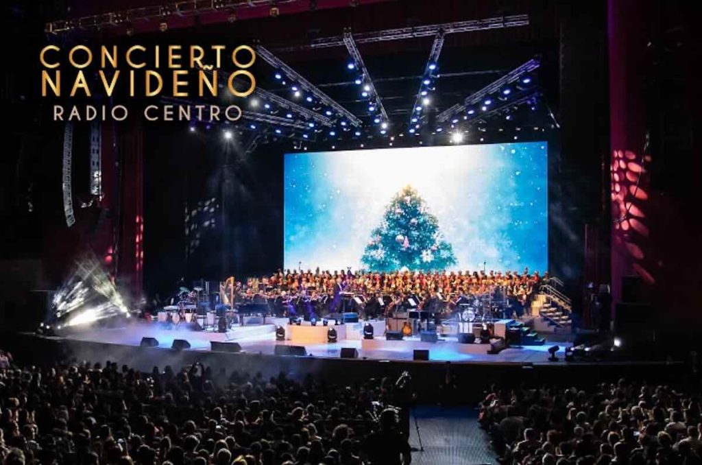 Escenario del Concierto Navideño