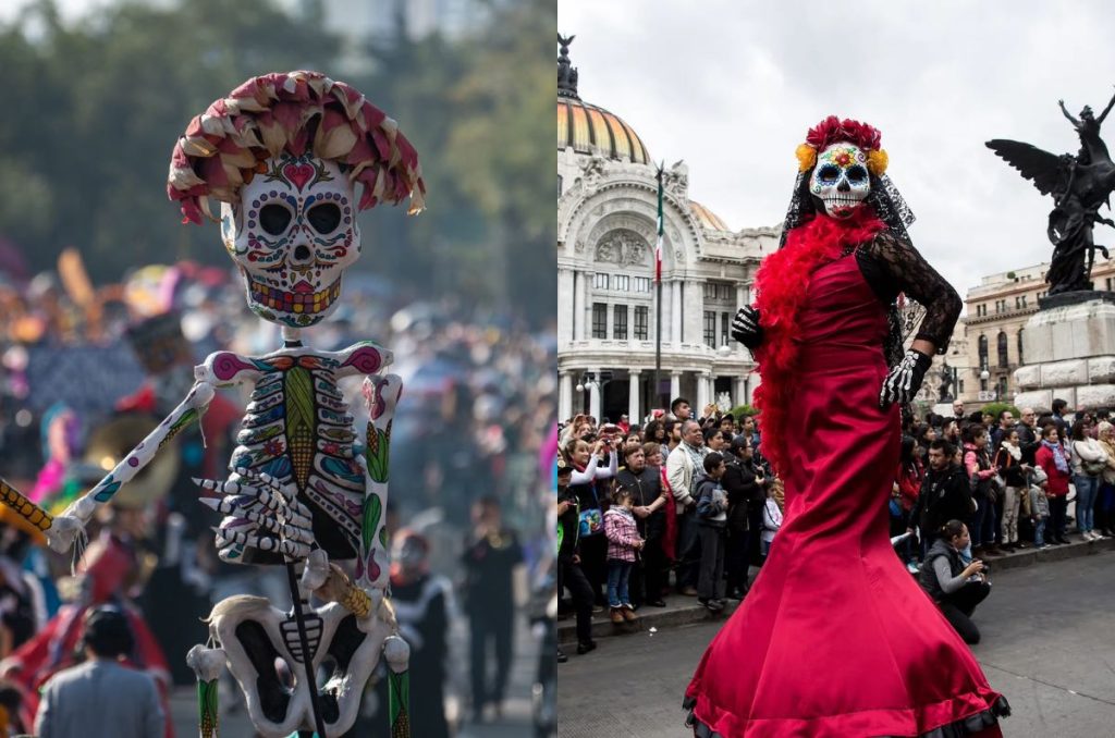 Desfile Día de Muertos CDMX 2025 shows gratis de artistas Amandititita y El Haragán