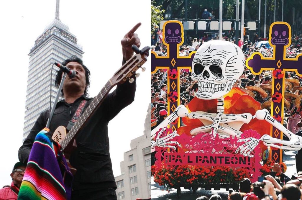 Desfile Día de Muertos CDMX 2025 shows gratis de artistas Amandititita y El Haragán