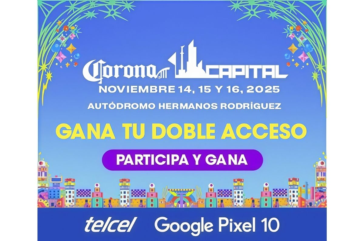 ¡Telcel te da la oportunidad de ganar un pase doble para el Corona Capital 2025!