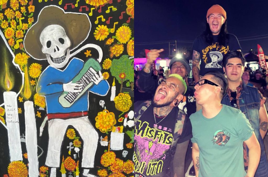 Día de Muertos Cenart Feria de las Calacas concierto gratis cumbia punk Son Rompe Pera CDMX
