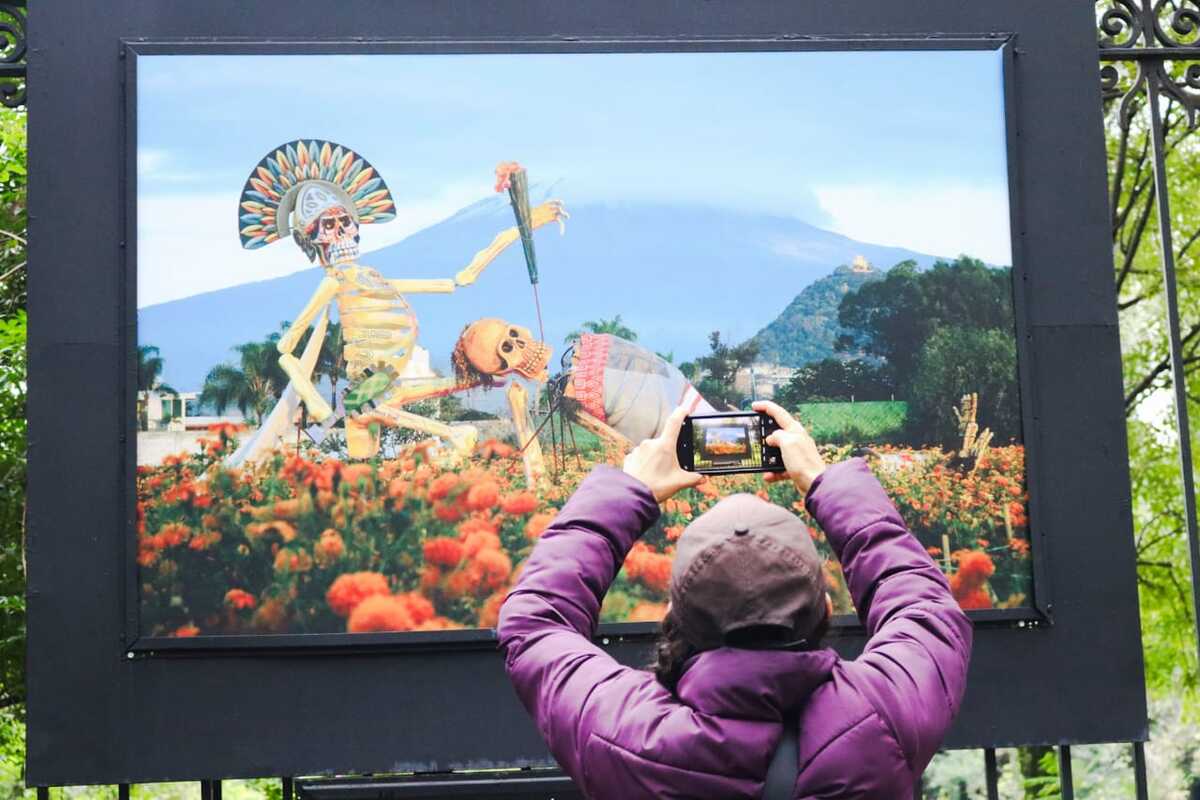 Galería libre en el Bosque de Chapultepec con temática de Día de Muertos GRATIS