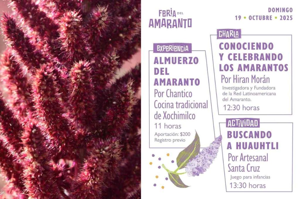 Descubre la Feria del Amaranto en el Parque Ecológico de Xochimilco