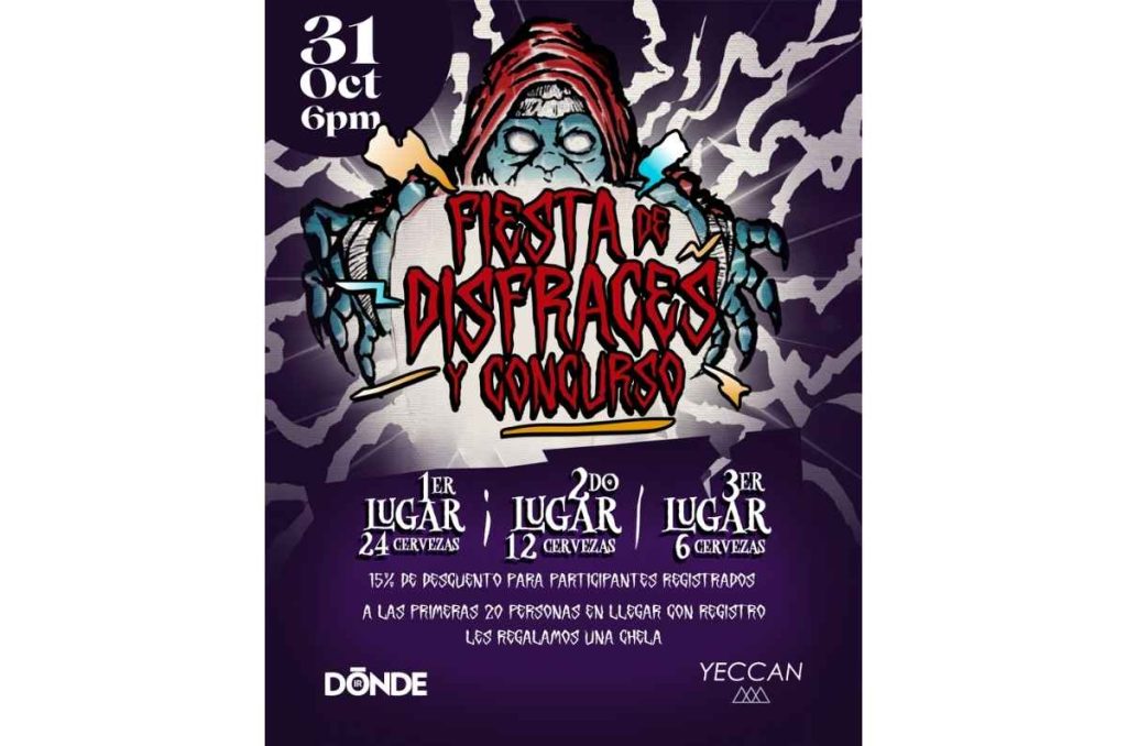 Halloween con fiesta de disfraces en Yeccan