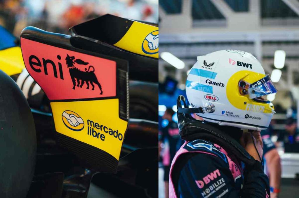 Franco Colapinto y Mercado Libre en la F1 con BWT Alpine