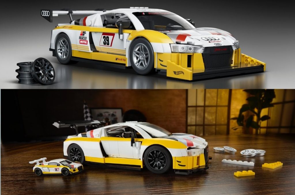 La velocidad y el diseño icónico de Audi ahora se pueden construir con Hot Wheels y Mattel Brick Shop lanzan dos sets de colección