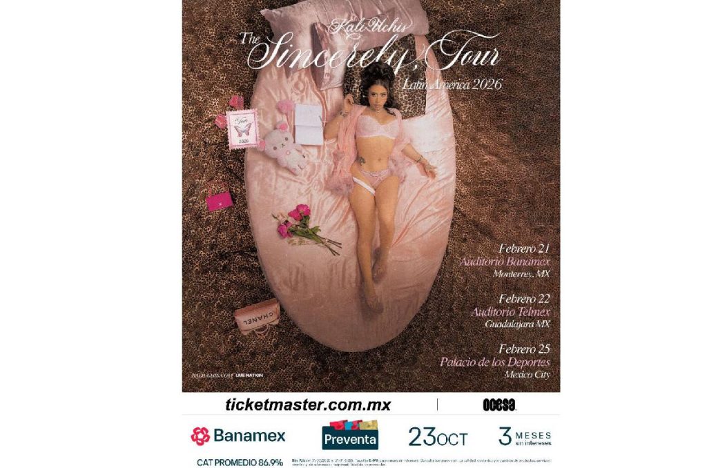 Kali Uchis México concierto Palacio de los Deportes CDMX 2026 boletos y preventa