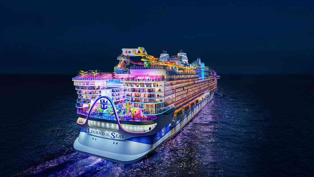 Royal Caribbean presenta su crucero más cool: Legend of the Seas. Un barco que promete convertir cada día en una experiencia de película