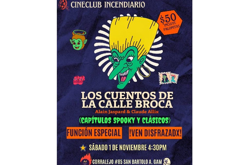 Los Cuentos de la Calle Broca maratón fiesta de disfraces Halloween CDMX