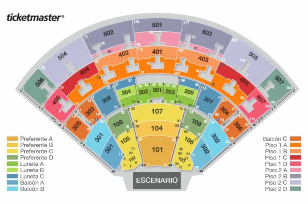 Mapa Auditorio Nacional