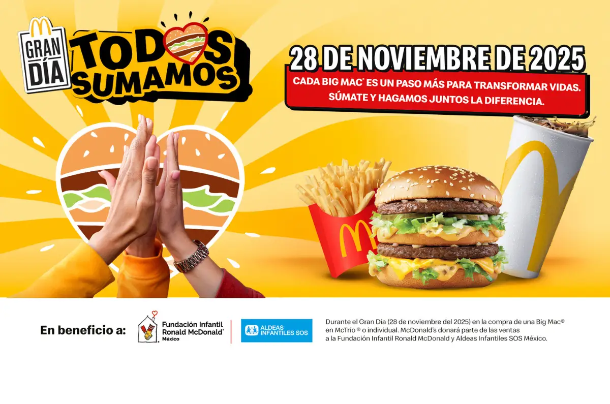 Este Gran Día suma esfuerzos para una gran causa con McDonald’s