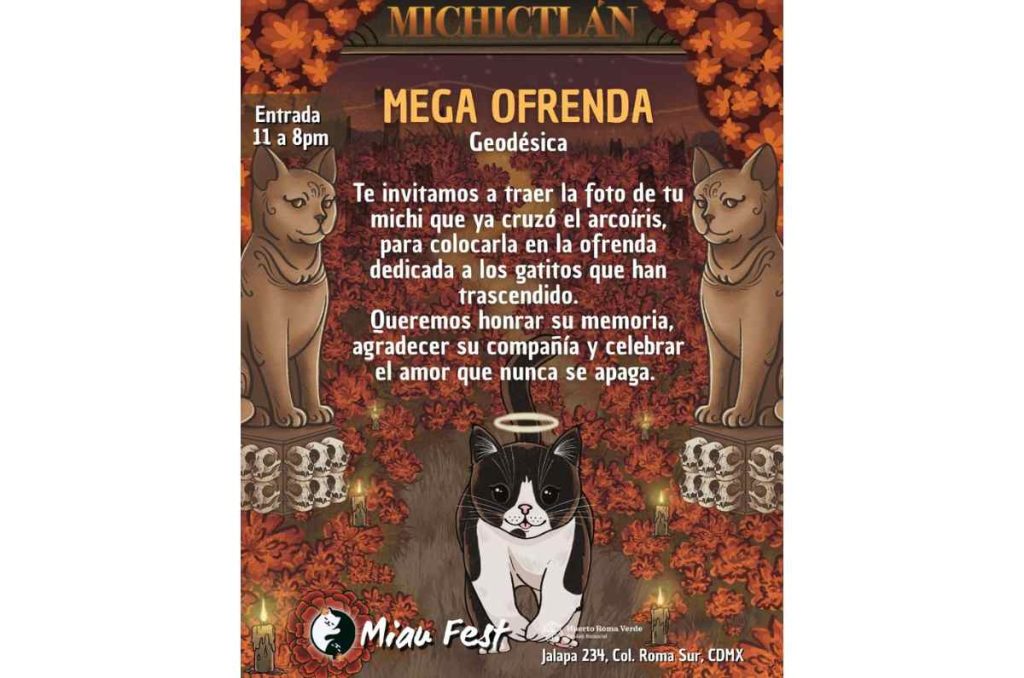 Michictlán: Festival Donde los Gatos Regresan del Más Allá en CDMX 2025