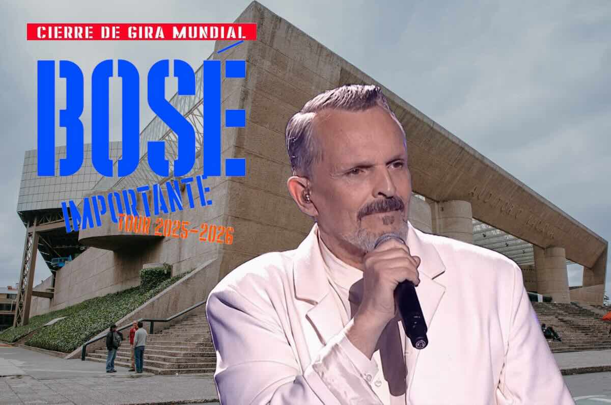 Miguel Bosé elige al Auditorio Nacional para el cierre de su gira mundial