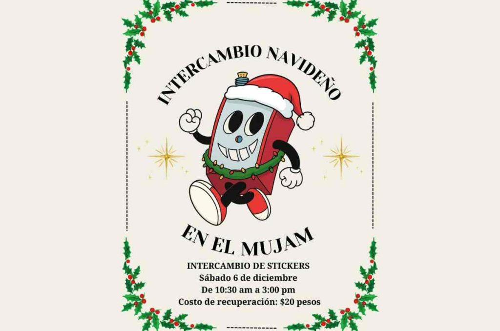 Llega al MUJAM el Intercambio Navideño de Stickers: un plan ideal para esta temporada