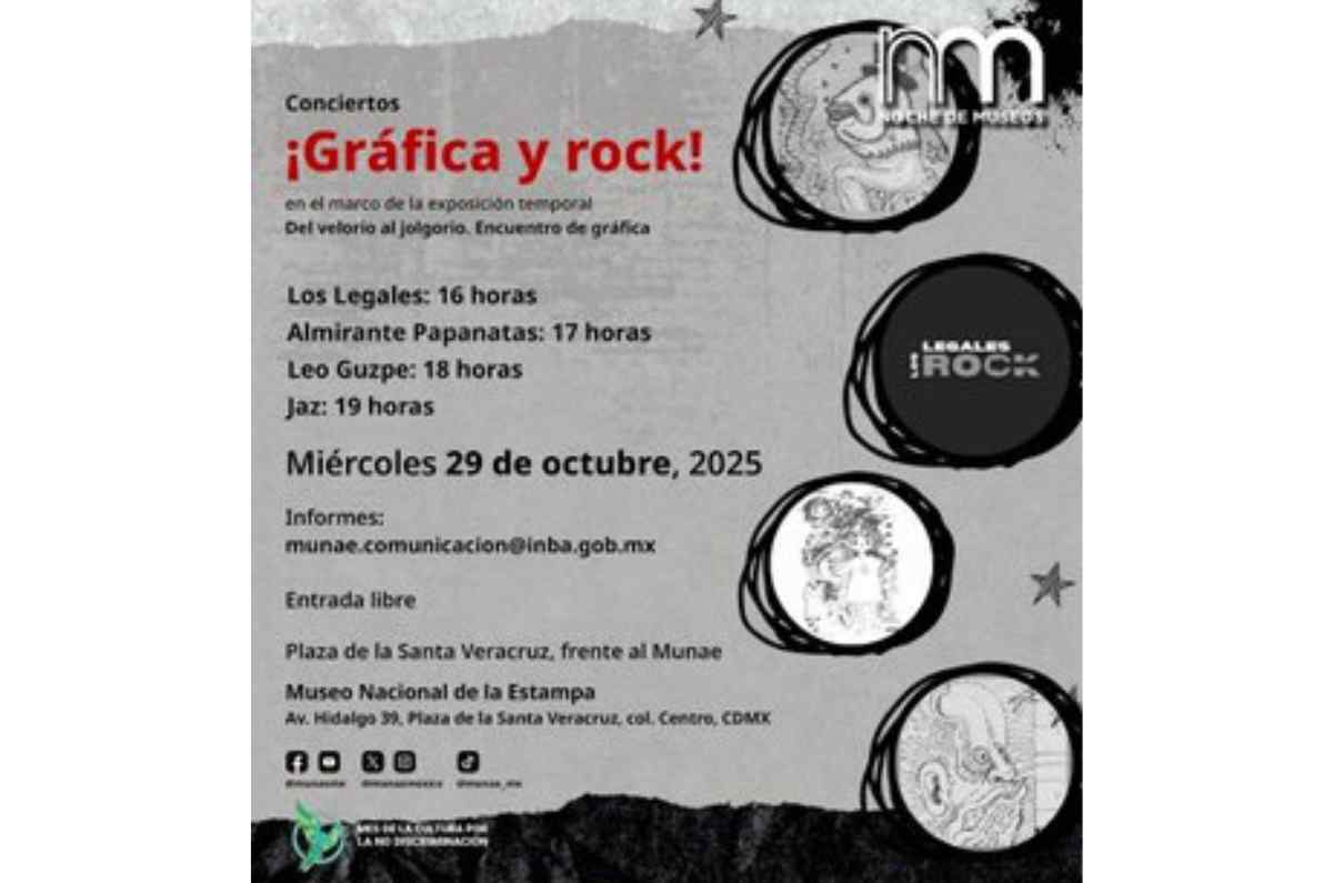 ¡Gráfica y Rock! en el Museo Nacional de la Estampa