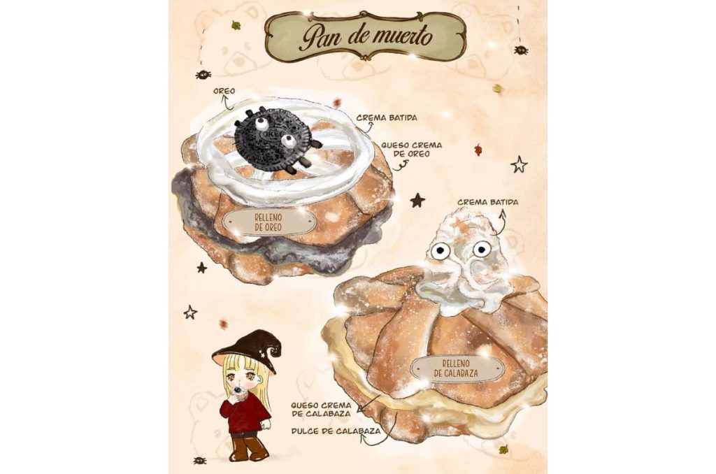 Este otoño prueba el pan de muerto relleno de Snowmilk Teas