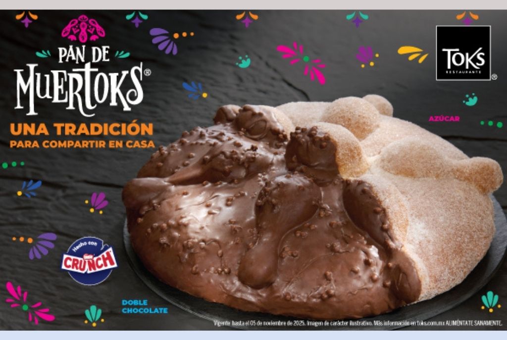 ¡Toks lanza su Pan de Muertoks con sabores que no te puedes perder! 1