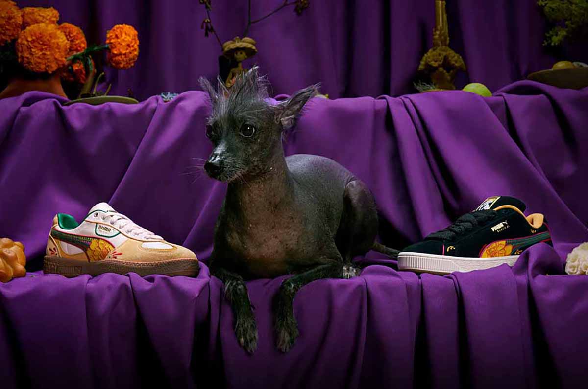 PUMA honra el Día de Muertos con una colección inspirada en flores y pan