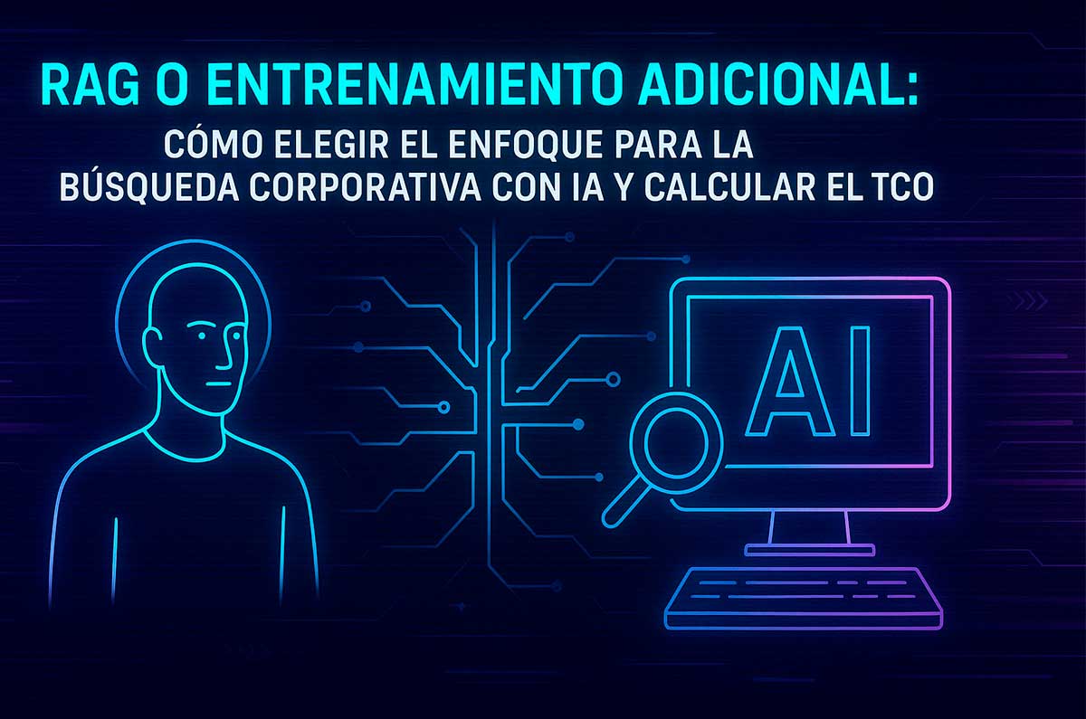 RAG o entrenamiento adicional: cómo elegir el enfoque para la búsqueda corporativa con IA y calcular el TCO