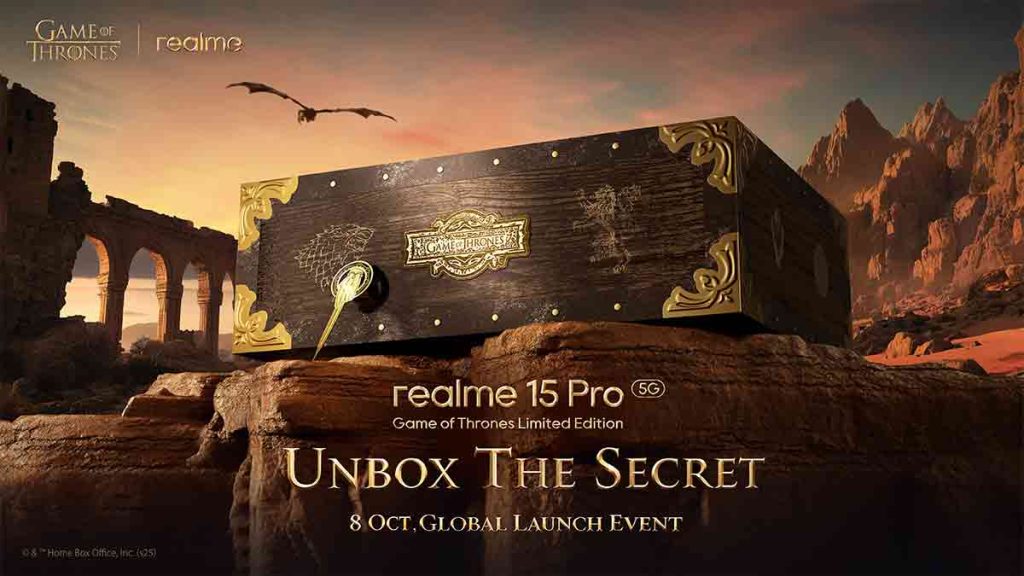 Conoce el realme 15 Pro Game of Thrones, un celular inspirado en la legendaria serie épica: Game of Thrones. Checa todos los detalles.