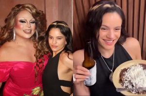 ¡La más mexa! Rosalía prueba pozole y sale de fiesta en CDMX