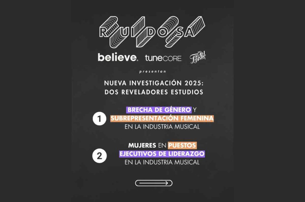 Ruidosa presenta un estudio sobre la representación femenina en la música de Latam