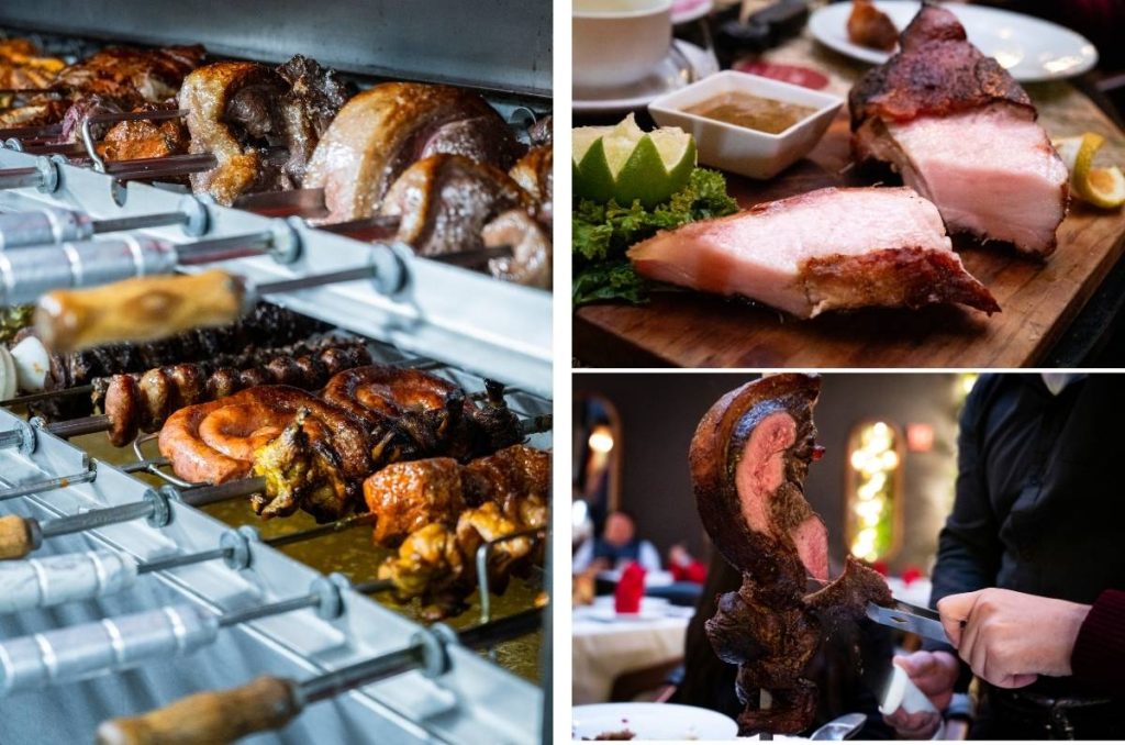 Sal e Brasa: espadas en la parrilla, panceta y picaña.