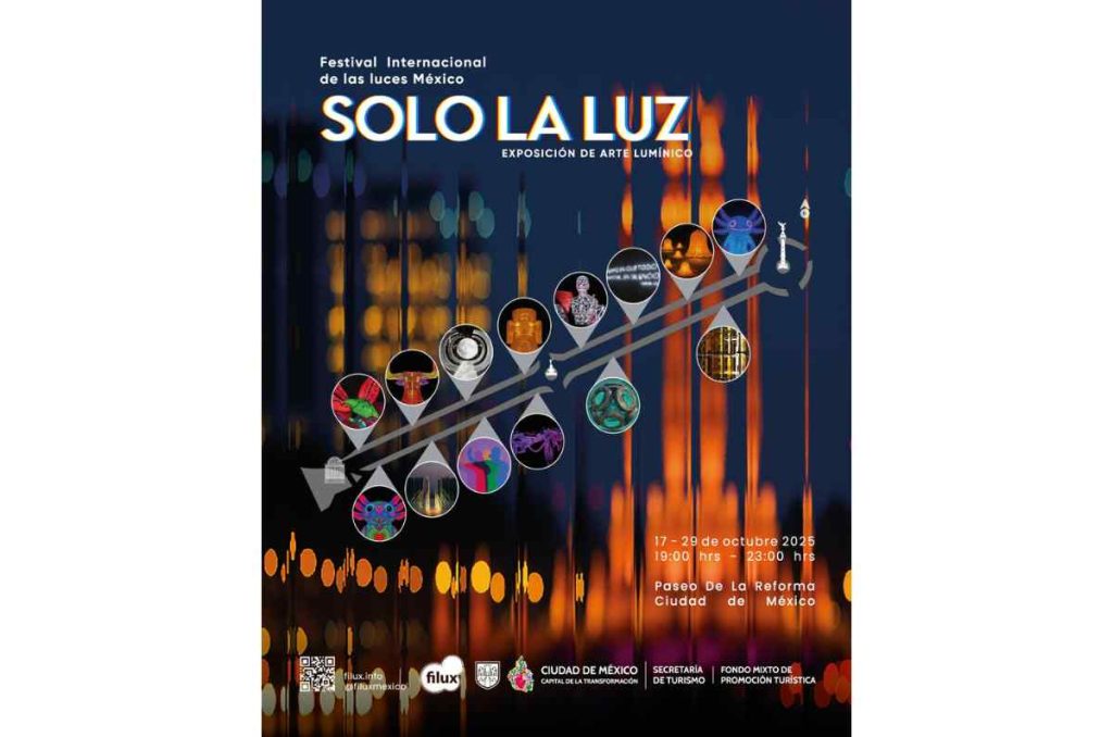 “Solo la Luz”: disfruta Filux 2025 en Paseo de la Reforma