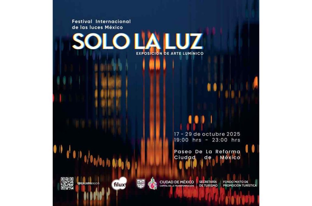 “Solo la Luz”: disfruta Filux 2025 en Paseo de la Reforma