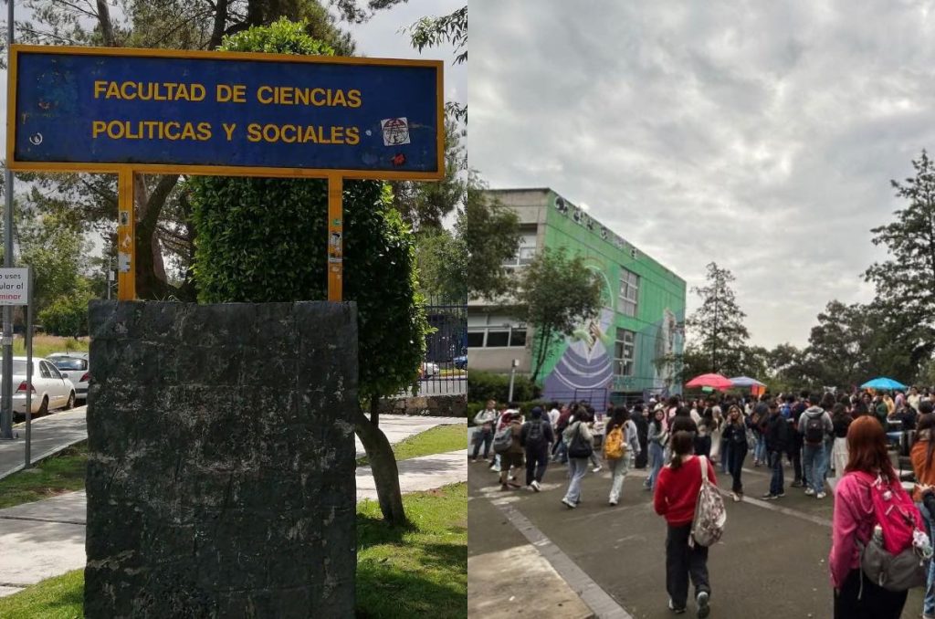 UNAM FCPyS amenaza de bomba y posible paro.