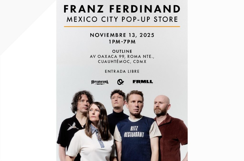 Franz Ferdinand México Pop Up Store CDMX por Corona Capital 2025