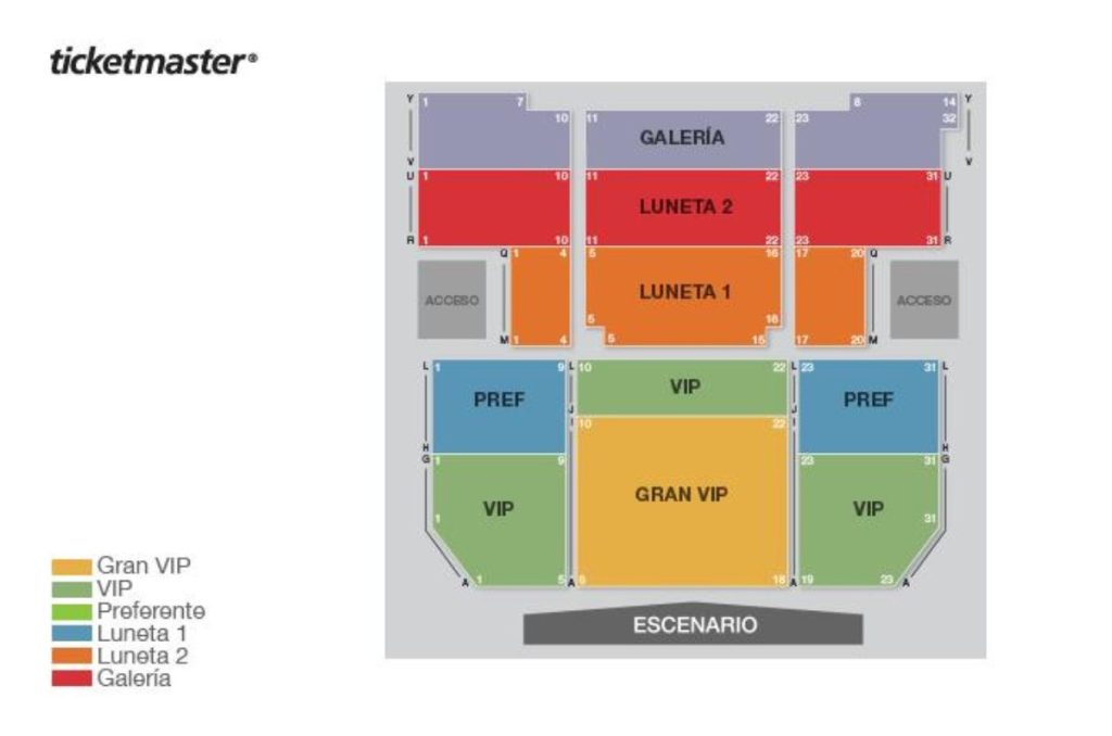 Mapa Nuevo Teatro Silvia Pinal