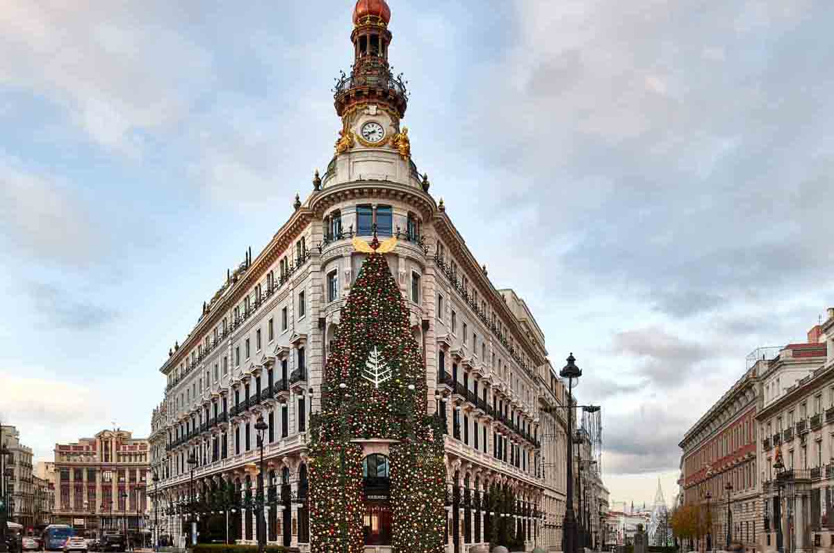 El Four Seasons Hotel Madrid en la temporada de Navidad