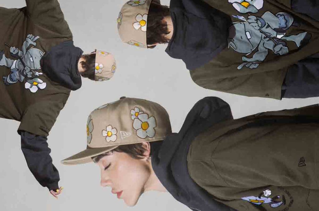 El drop New Era x Roji redefine la moda urbana con toques de flores