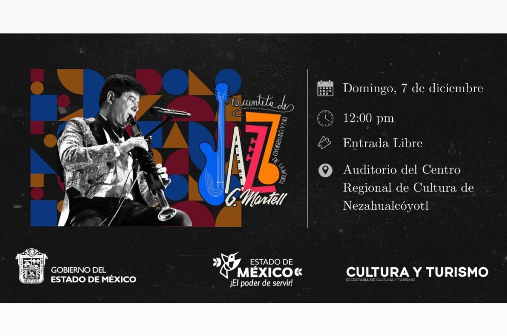 Nezahualcóyotl concierto gratis de jazz en el Estado de México