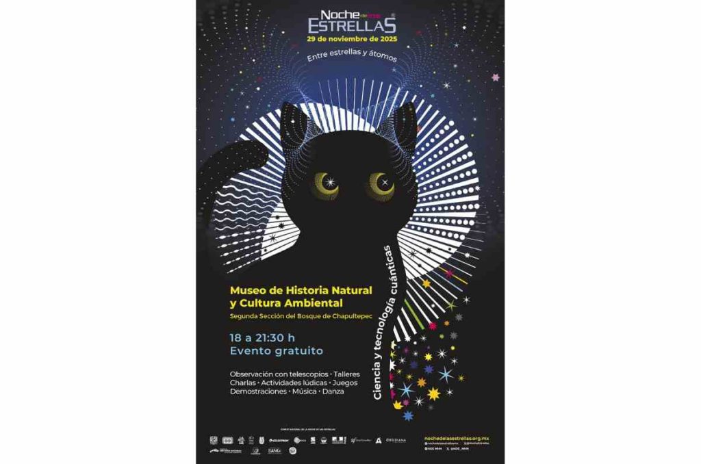 Entre estrellas y átomos: así será la Noche de las Estrellas 2025 en Chapultepec