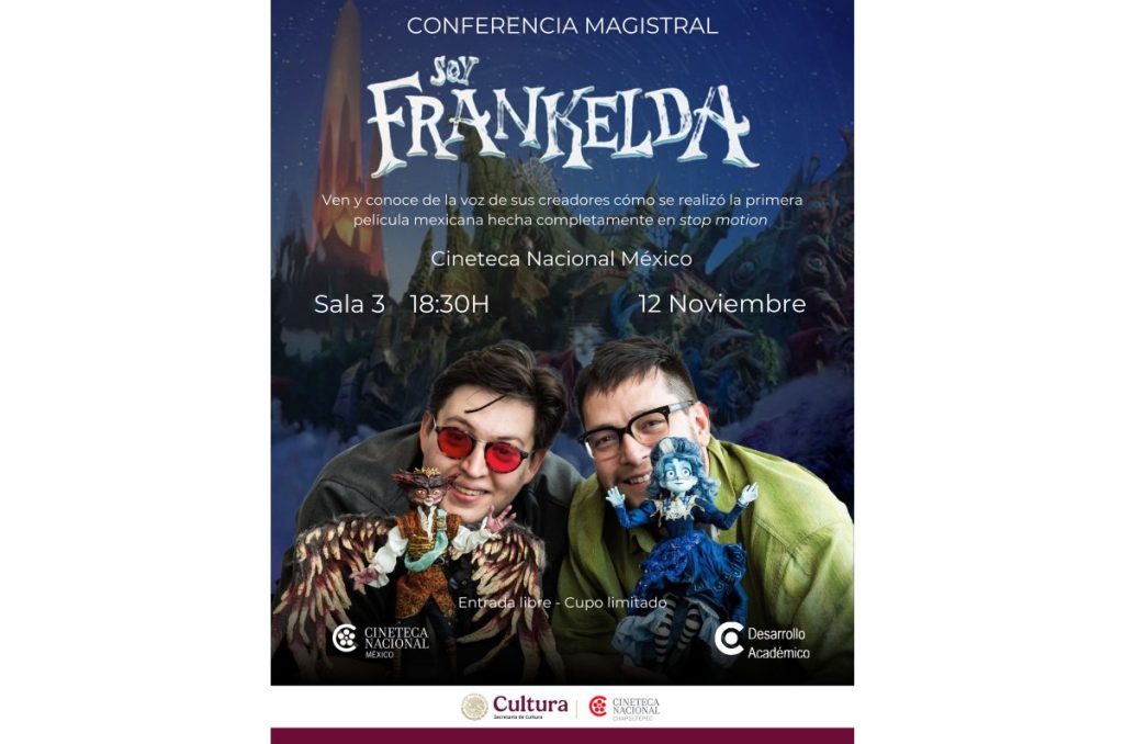 Soy Frankelda Cineteca Nacional Directores conferencia magistral CDMX gratis