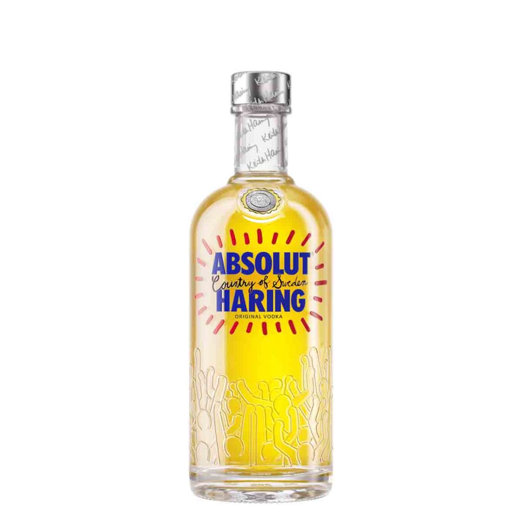 Absolut conmemora la visión de Keith Haring sobre el arte universal con una botella de diseño especial, reviviendo su colaboración de 1986.