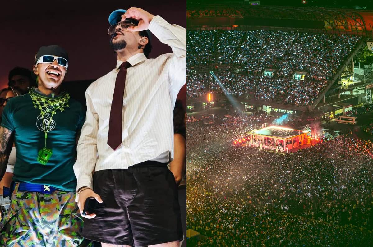 Bad Bunny y Feid juntos en México ¡Cantaron “Perro Negro”!