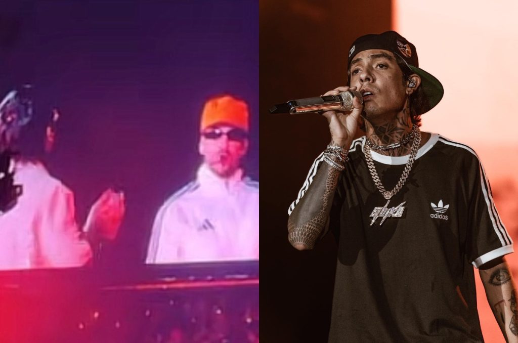 Bad Bunny y J Balvin reunión Natanael Cano concierto Estadio GNP Seguros México Debi Tirar Más Fotos World Tour
