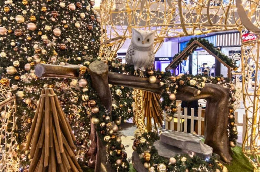 Detalle de Bosque Encantado en Galerías Monterrey