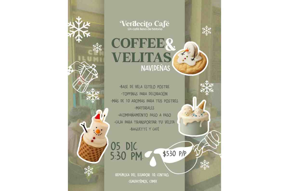 Taller Coffee & Velitas Navideñas