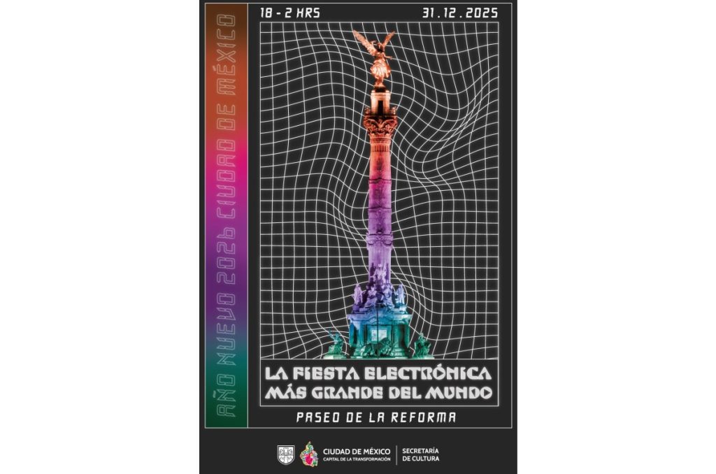 Concierto año nuevo gran fiesta de música electrónica Reforma CDMX 2025