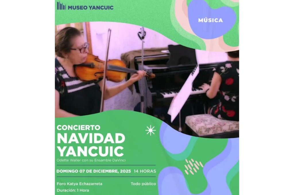 Cartel Concierto Navidad Yancuic