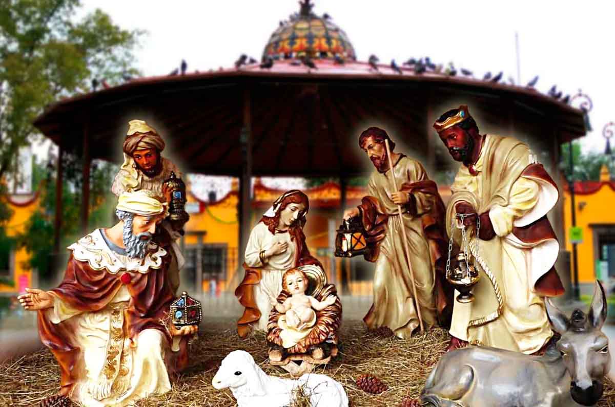 Nacimiento Monumental en Coyoacán: Estatuas gigantes y un concierto sinfónico ¡gratis!