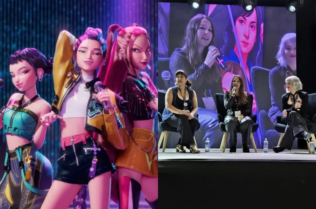 Kpop Demon Hunters Las Guerras Kpop Netflix festival CDMX Bosque de Aragón con las voces en español latino.