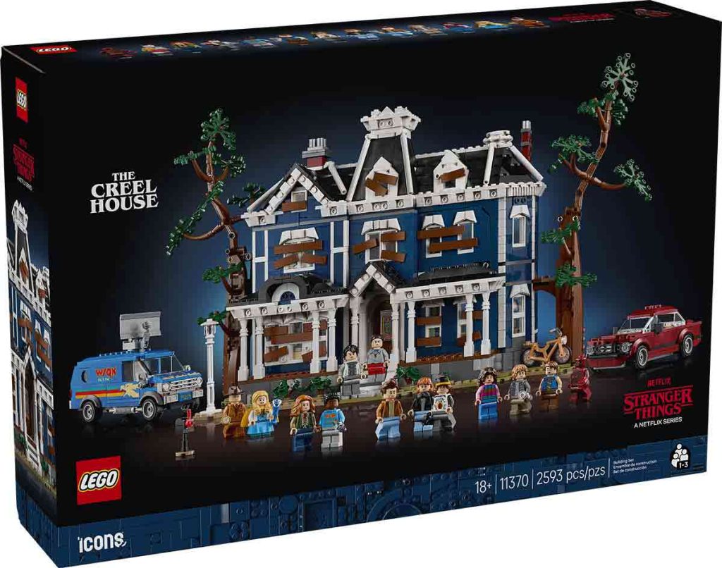 Lego lanza el set de La Casa Creel, un tribut al final de Stranger Things. Incluye un mecanismo para revelar el horror del Updside Down